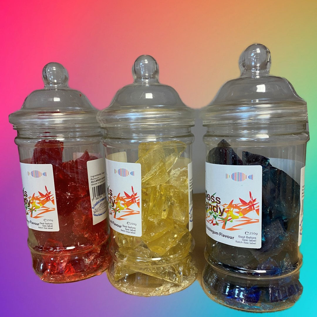 Glass Candy Gift Jar - 250g